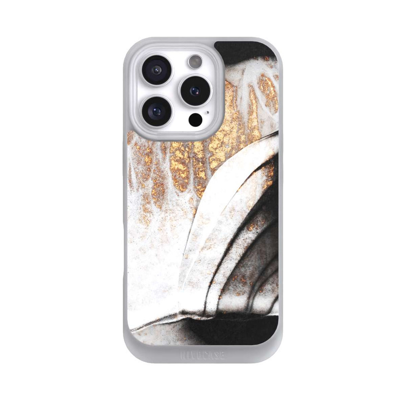 iPhone 16 Pro NIVOpure Schwarze und goldene Adern