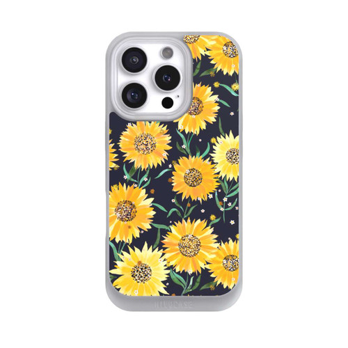 Apple iPhone 16 Pro NIVOpure Sonnenblumen schwarz