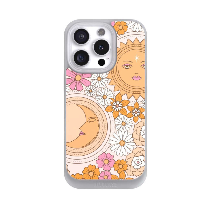 iPhone 16 Pro NIVOpure Mond-Sonne-Blumen