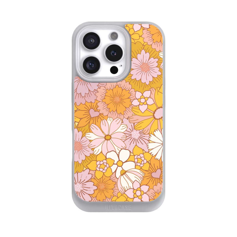 iPhone 16 Pro NIVOpure Retro Flower Walpaper Yellow