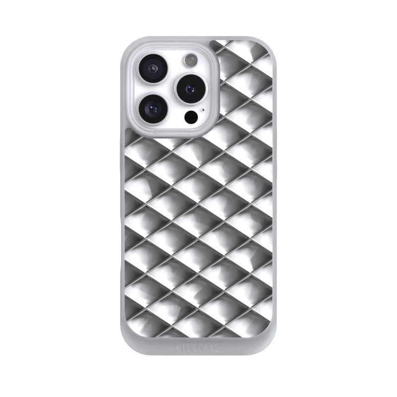 iPhone 16 Pro NIVOpure Glamour Silver Squares