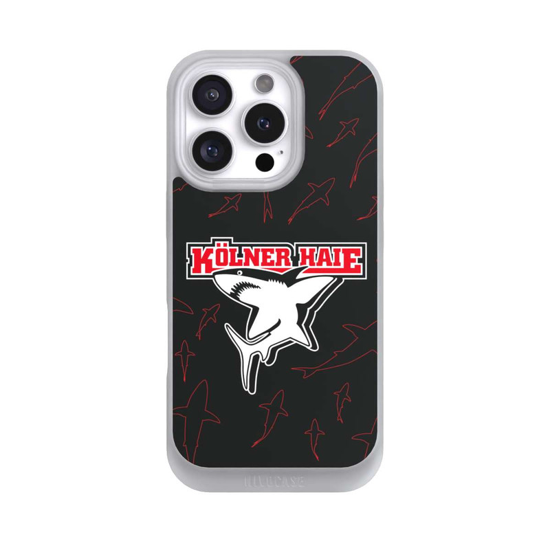 iPhone 16 Pro NIVOpure Haie Muster Rot