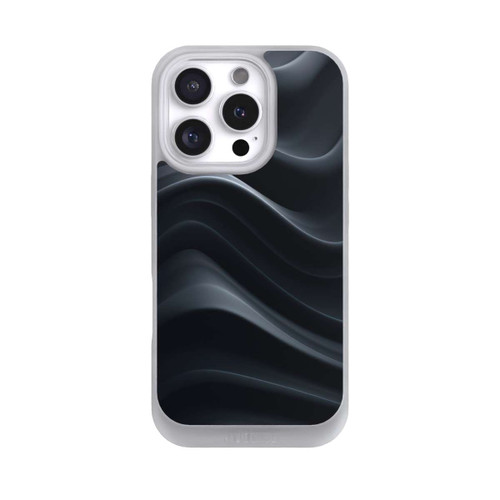 Apple iPhone 16 Pro NIVOpure Black Waves Texture