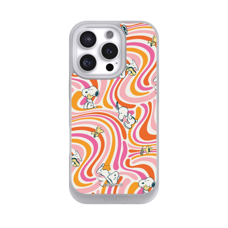 iPhone 16 Pro NIVOpure Peanuts Hippie Pattern Orange