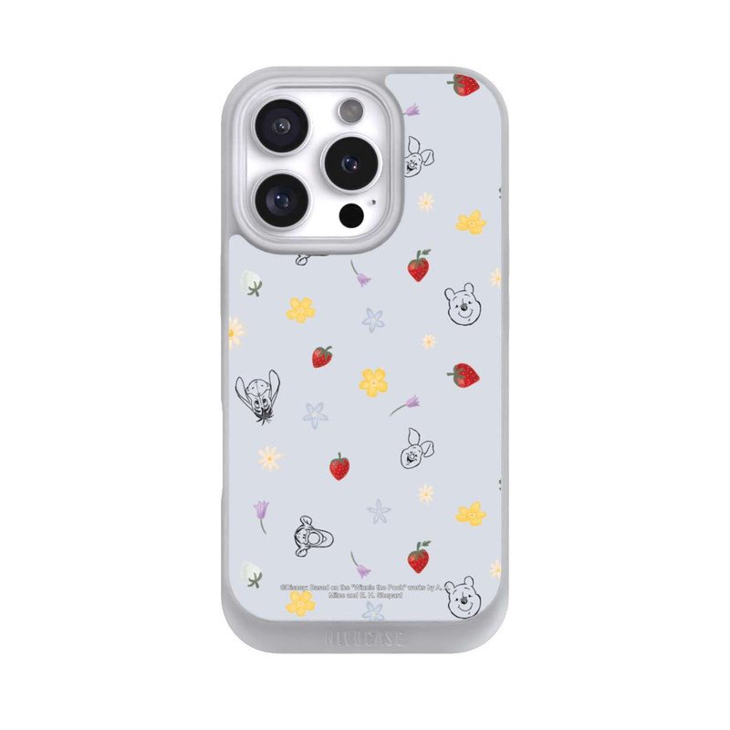 iPhone 16 Pro NIVOpure Winnie the Pooh and Friends Strawberry Pattern Blue