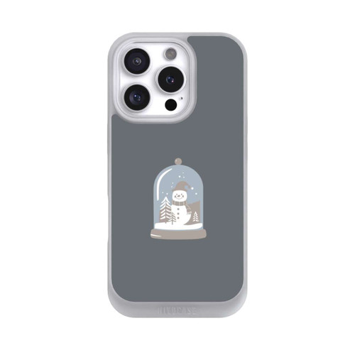 Apple iPhone 16 Pro NIVOpure Minimalist Snow Globe with Snowman