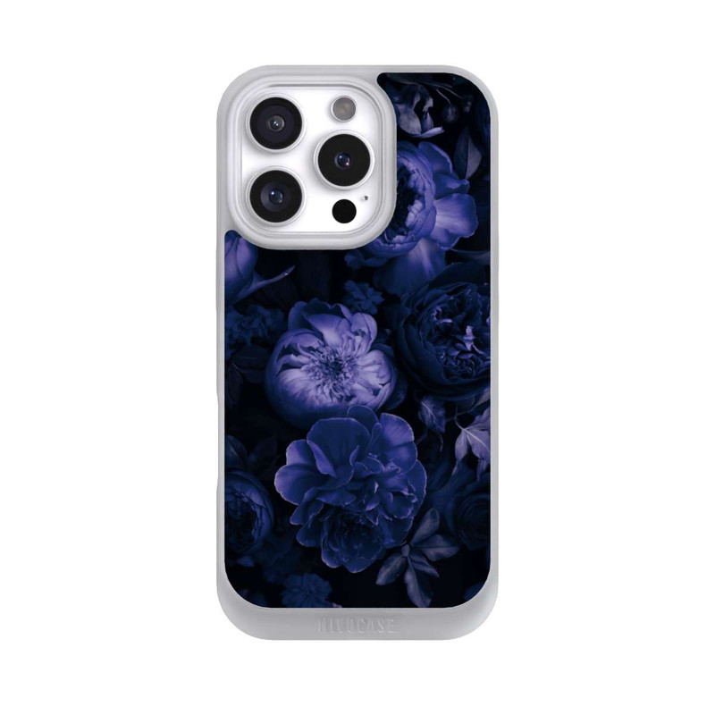 iPhone 16 Pro NIVOpure Victorian Grandeur Large Flowers Purple Mit KI