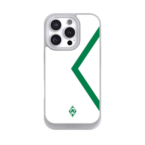 Apple iPhone 16 Pro NIVOpure Werder Bremen Rautenelement Grün