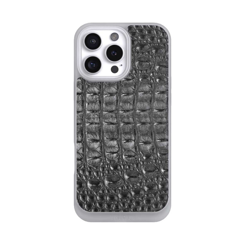 iPhone 16 Pro Max NIVOpure Croco Noir