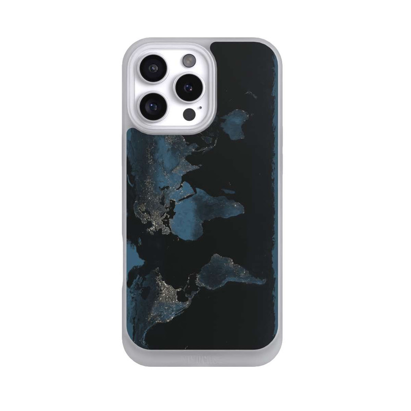 iPhone 16 Pro Max NIVOpure Carte du Monde Nuit