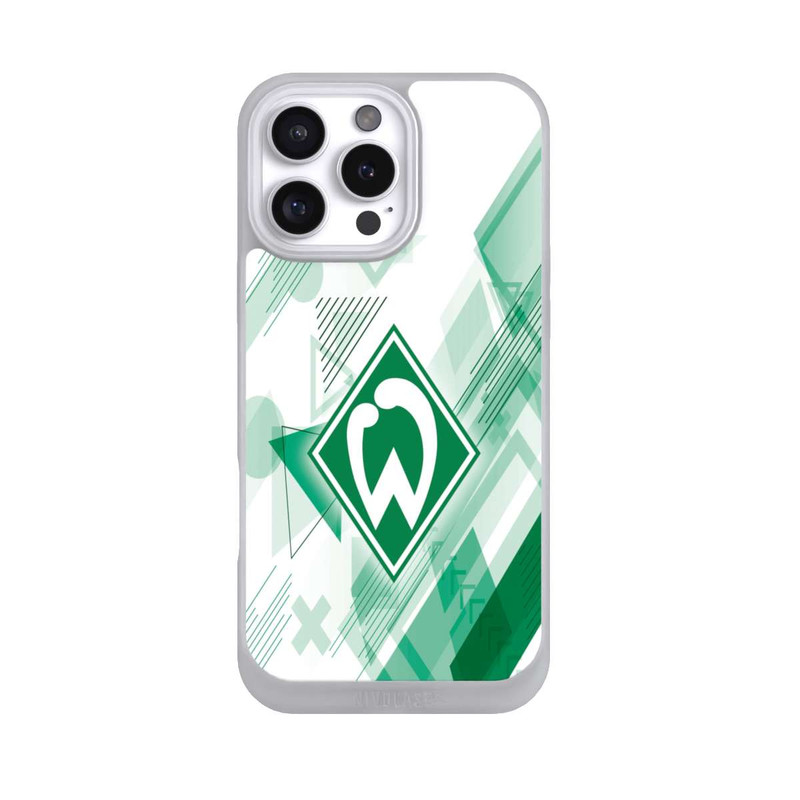 iPhone 16 Pro Max NIVOpure Weiße Grafikelemente - Werder Bremen