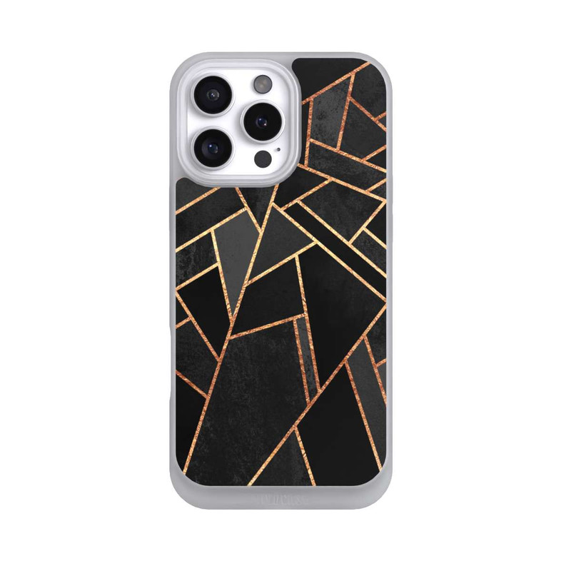 iPhone 16 Pro Max NIVOpure Schwarze Nacht Gold Druck