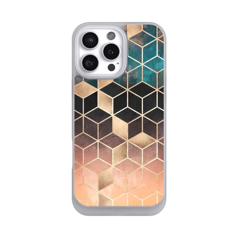 iPhone 16 Pro Max NIVOpure Cubes de rêve imprimé doré