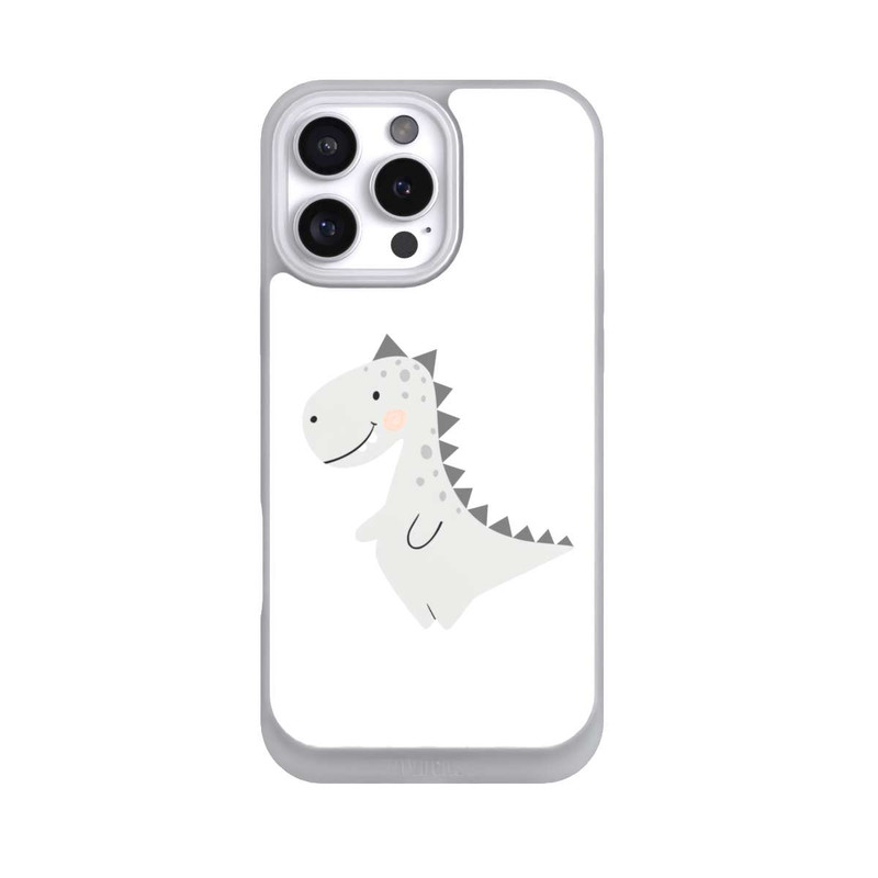 iPhone 16 Pro Max NIVOpure Grauer Dino