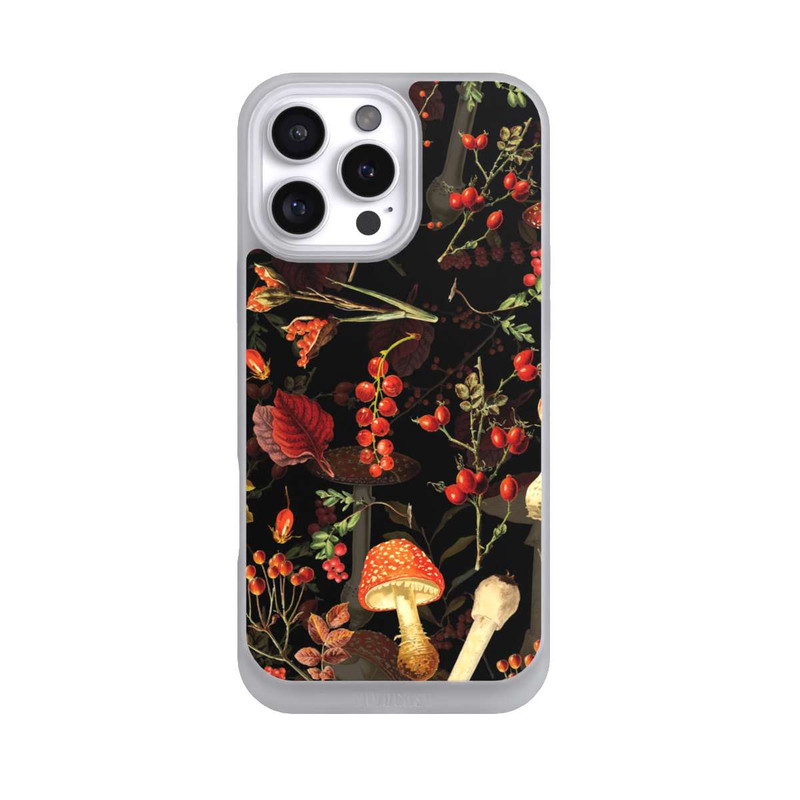 iPhone 16 Pro Max NIVOpure Pilzmuster Schwarz