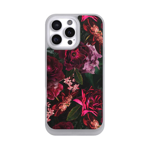 Apple iPhone 16 Pro Max NIVOpure Dark Romantiv Red and Pink Peonies Flowers