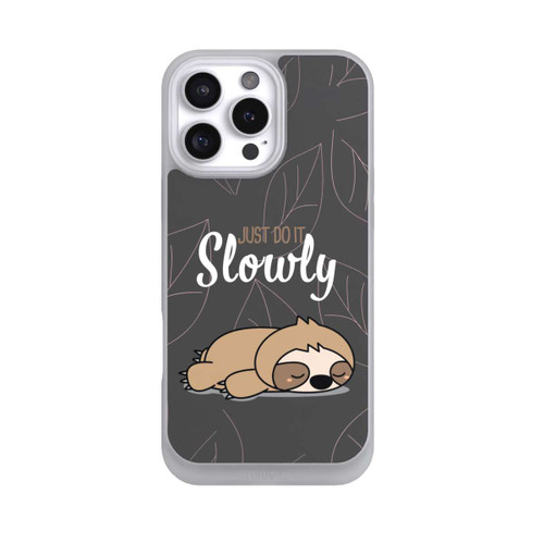 Apple iPhone 16 Pro Max NIVOpure Just Do It Slowly Sloth Grey