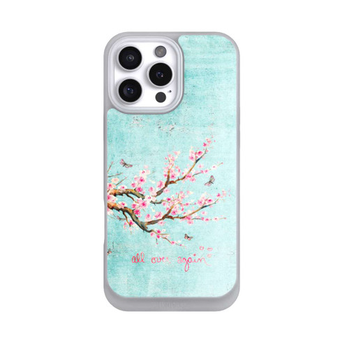 Apple iPhone 16 Pro Max NIVOpure Motif d'arbre en fleurs de cerisier bleu