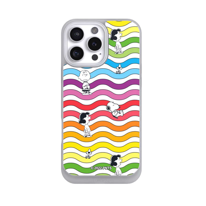 iPhone 16 Pro Max NIVOpure Snoopy Pattern Rainbow