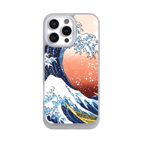 Apple iPhone 16 Pro Max NIVOpure La Grande Vague de Kanagawa Rouge