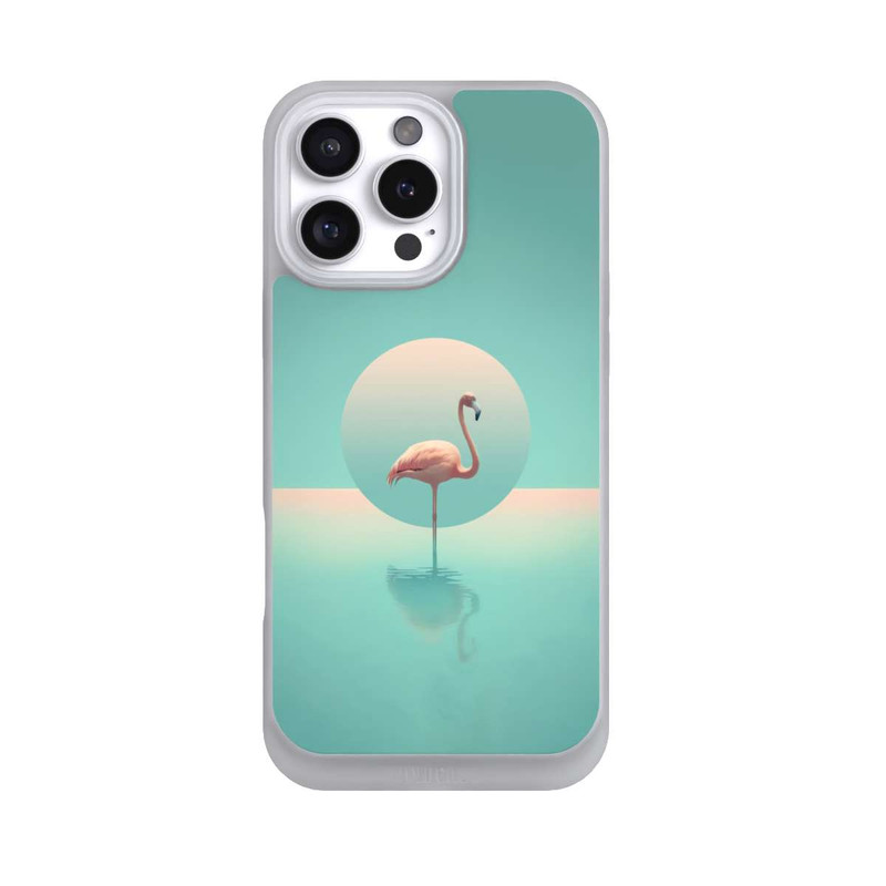 iPhone 16 Pro Max NIVOpure Flamant dans la piscine