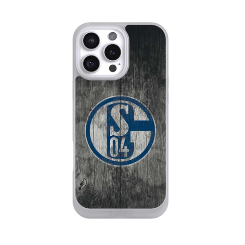 Apple iPhone 16 Pro Max NIVOpure Schalke 04 Holz Look