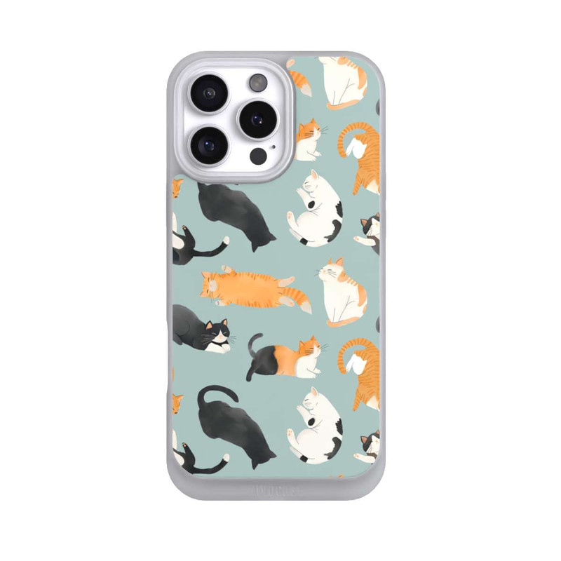 iPhone 16 Pro Max NIVOpure Cats Pattern