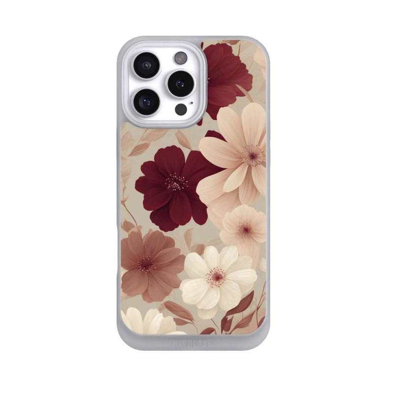 iPhone 16 Pro Max NIVOpure Romantische Pastellblumen mit KI