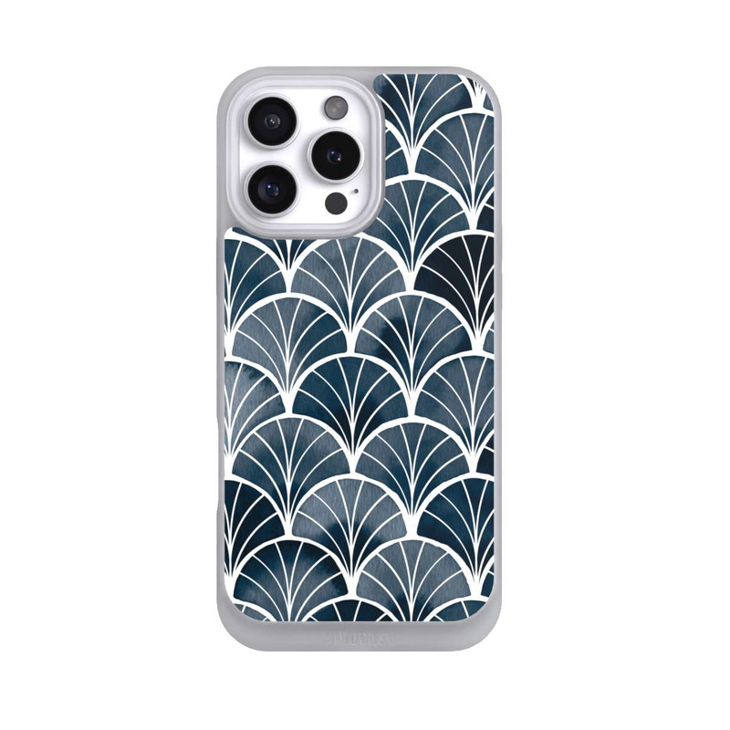 iPhone 16 Pro Max NIVOpure Botanische Brise Art Deco Grau