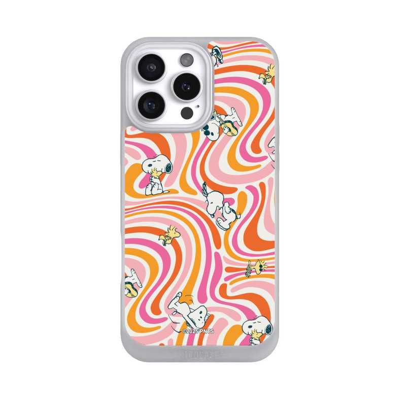 iPhone 16 Pro Max NIVOpure Peanuts Hippie Pattern Orange