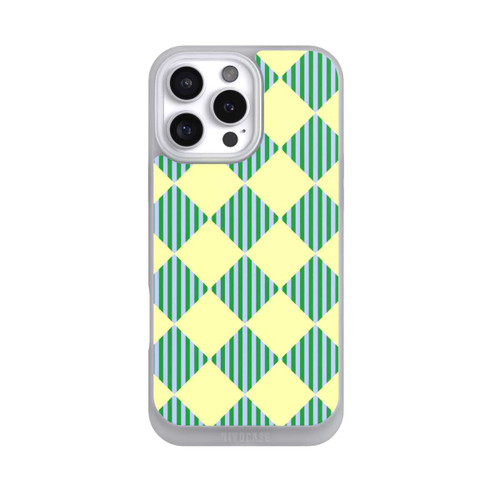 Apple iPhone 16 Pro Max NIVOpure Rauten Muster Gelb