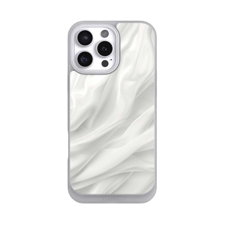 iPhone 16 Pro Max NIVOpure White Satin Smooth Texture With AI
