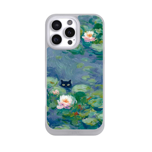 Apple iPhone 16 Pro Max NIVOpure Cat in the Pond Painting