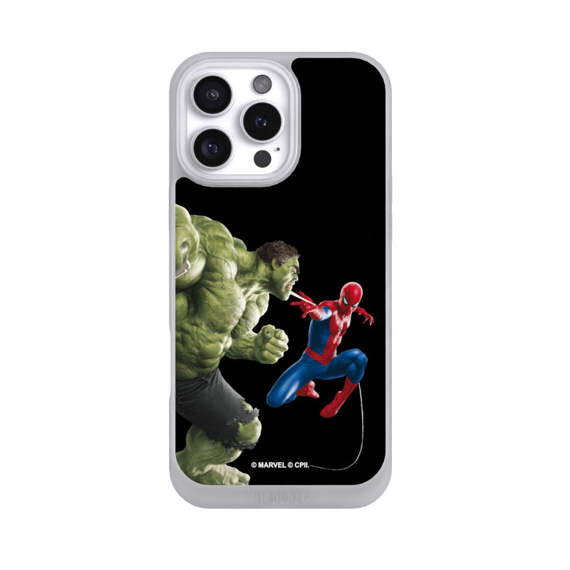 iPhone 16 Pro Max NIVOpure Spider-Man affronte Hulk