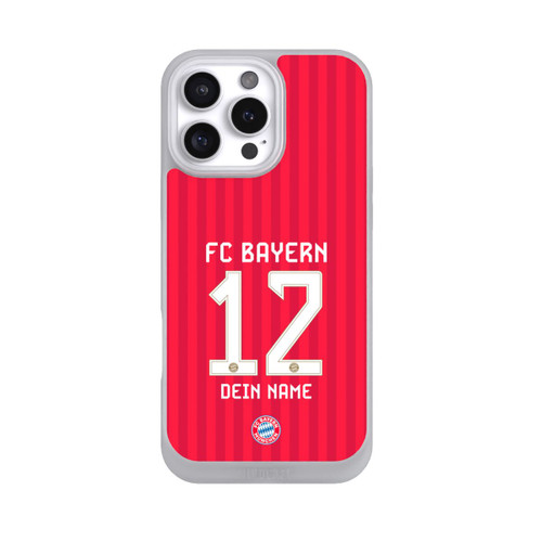 Apple iPhone 16 Pro Max NIVOpure FC Bayern München Trikot Personalisierbar 26-27