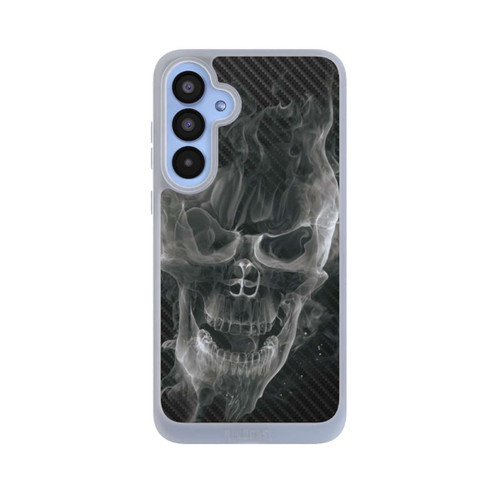 Samsung Galaxy A55 5G NIVOpure rauchender Totenkopf Carbon