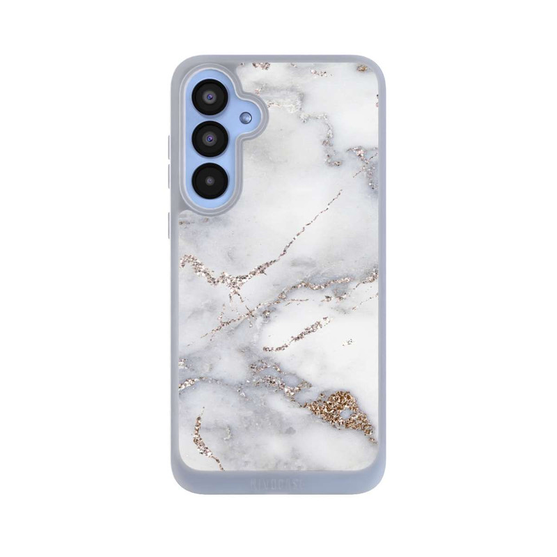 Galaxy A55 5G NIVOpure Silberglitzer Marmorlook