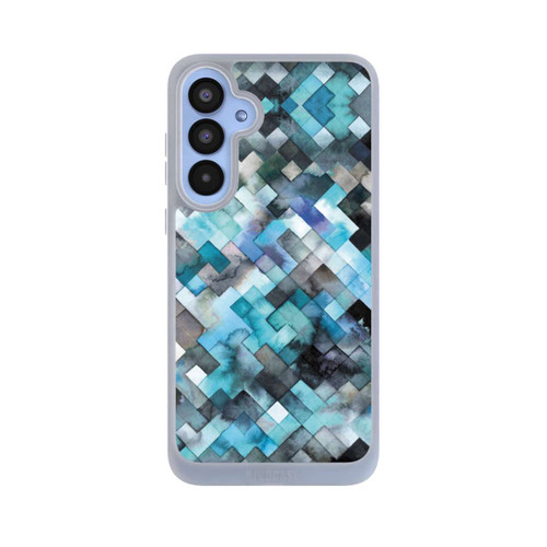 Samsung Galaxy A55 5G NIVOpure stimmungsvolles geometrisches Muster blau