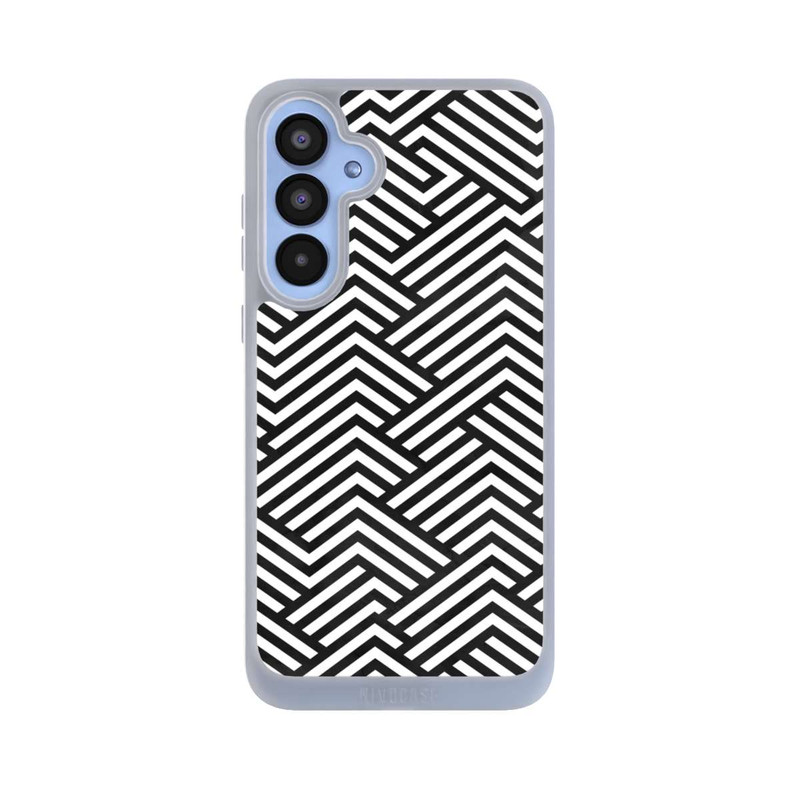 Galaxy A55 5G NIVOpure Schwarz und Weiß ZigZag