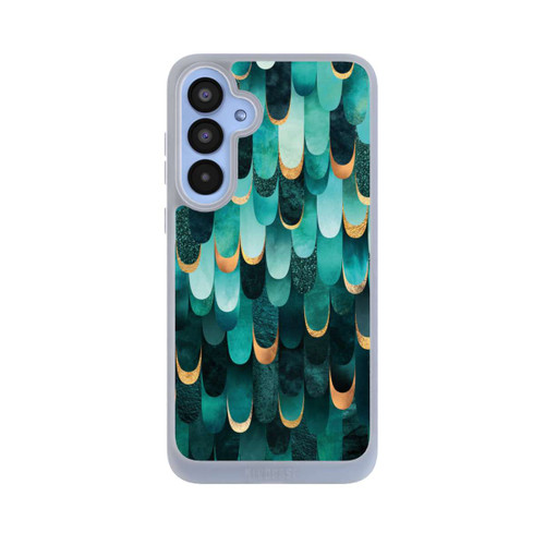 Samsung Galaxy A55 5G NIVOpure Gefiedert Türkis Golddruck