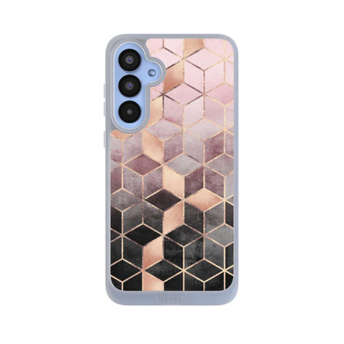 Samsung Galaxy A55 5G NIVOpure Pink-grauer Farbverlauf Würfel Druck