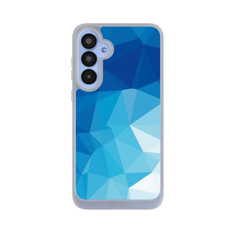Galaxy A55 5G NIVOpure Mosaïque Polygonale Bleue