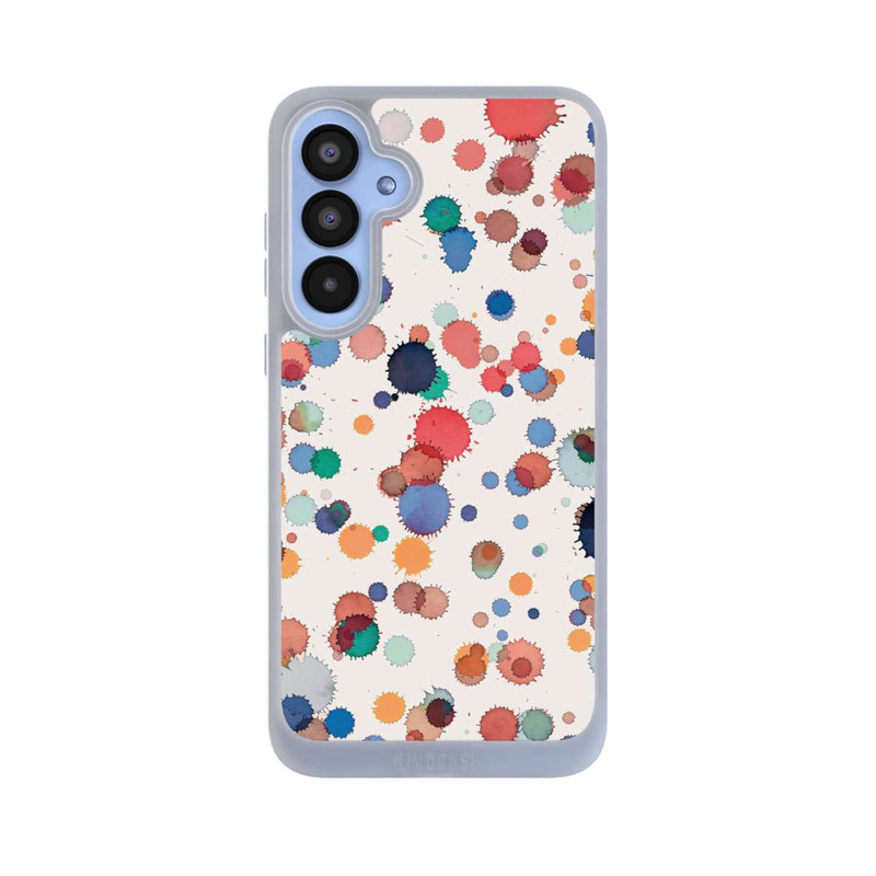 Galaxy A55 5G NIVOpure Drops Watercolor Texture Blue Yellow