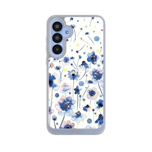 Samsung Galaxy A55 5G NIVOpure Aquarelltinte blaue Blumen
