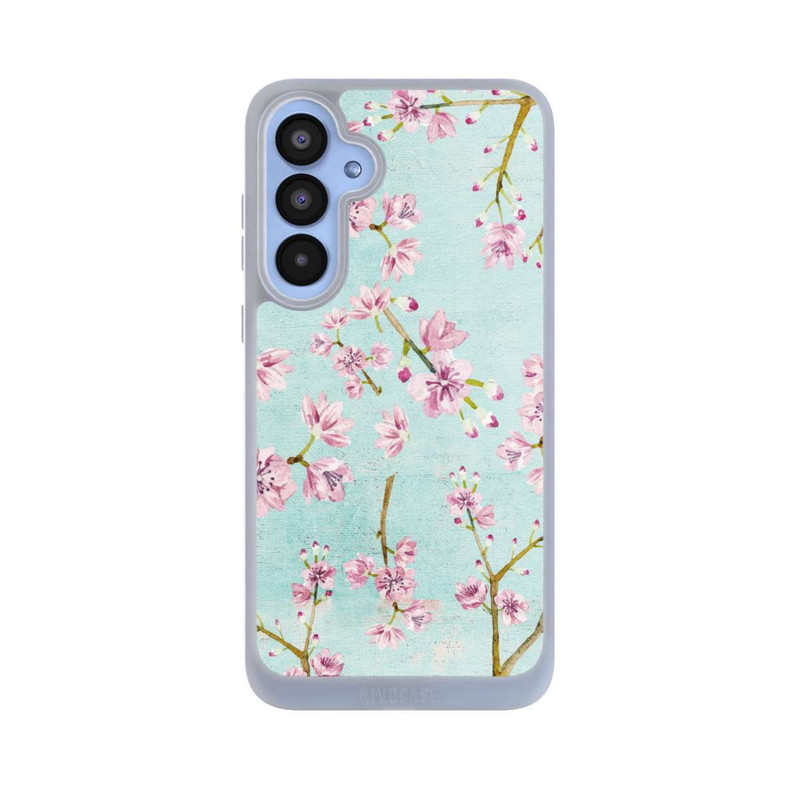 Galaxy A55 5G NIVOpure Kirschblütenzweigmuster Hellblau