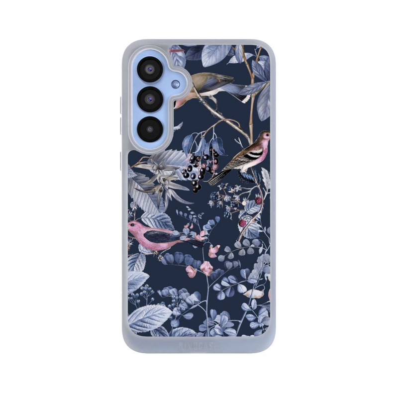 Galaxy A55 5G NIVOpure Vögel und Beeren blau