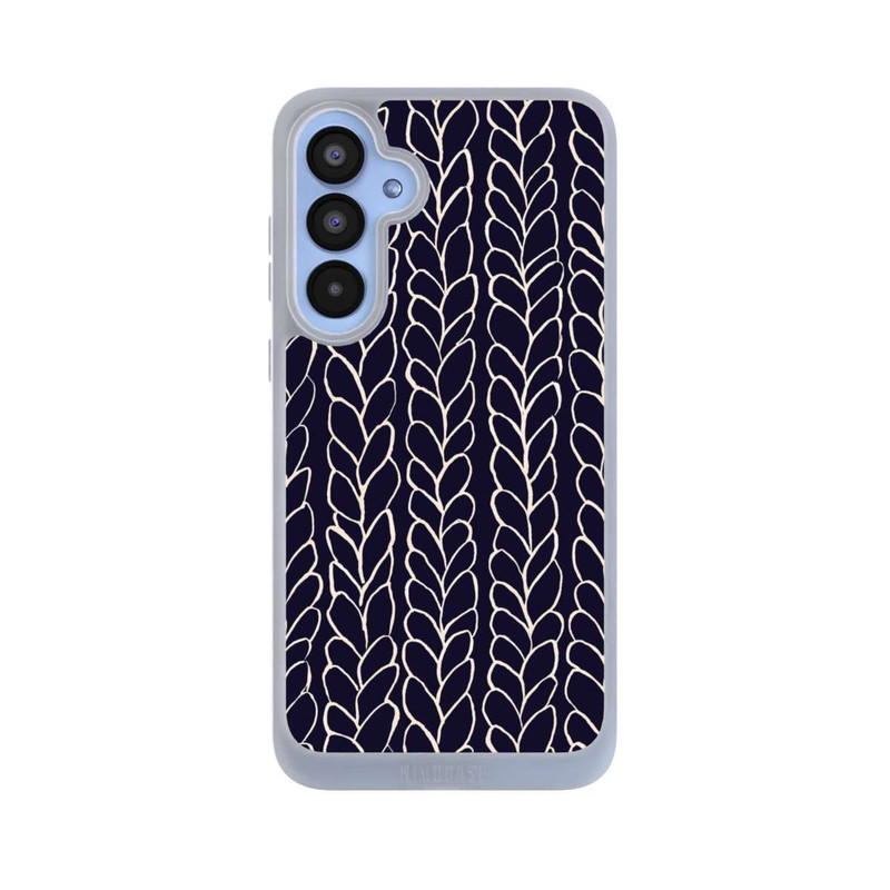 Galaxy A55 5G NIVOpure Wool Braids Drawings Navy