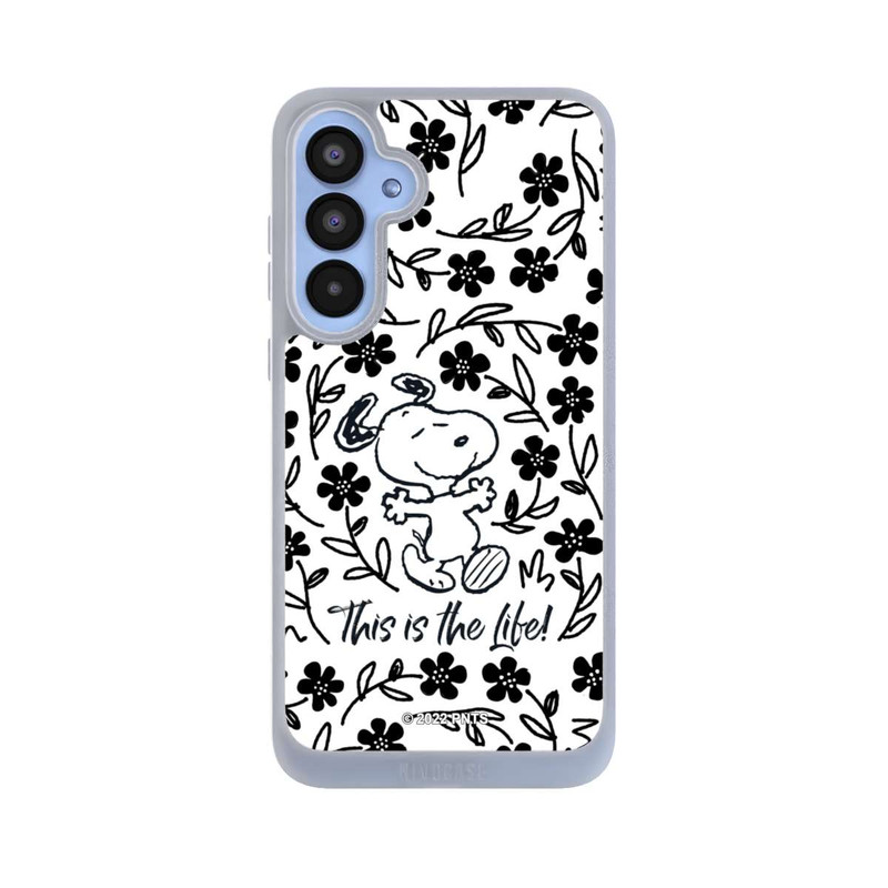 Galaxy A55 5G NIVOpure Snoopy schwarz und weiß This Is The Life