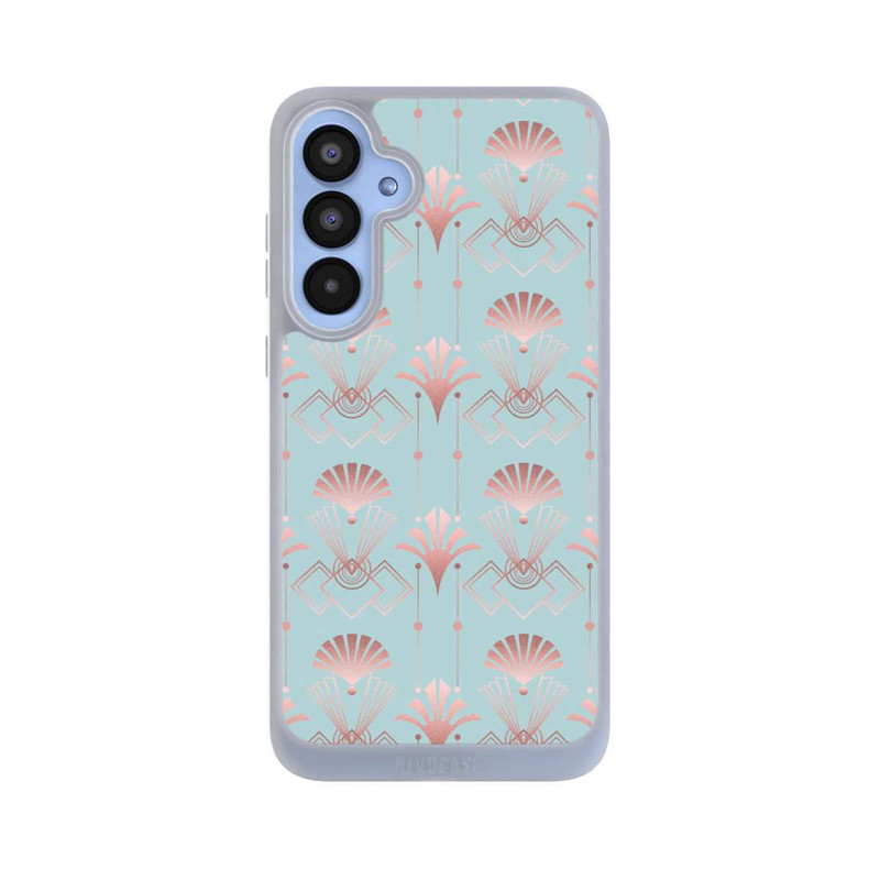 Galaxy A55 5G NIVOpure Art Deco Rose Gold Elegance Blue