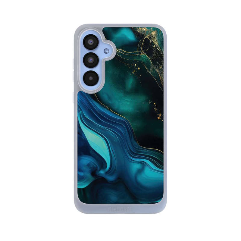Galaxy A55 5G NIVOpure Encre bleue et dorée avec IA